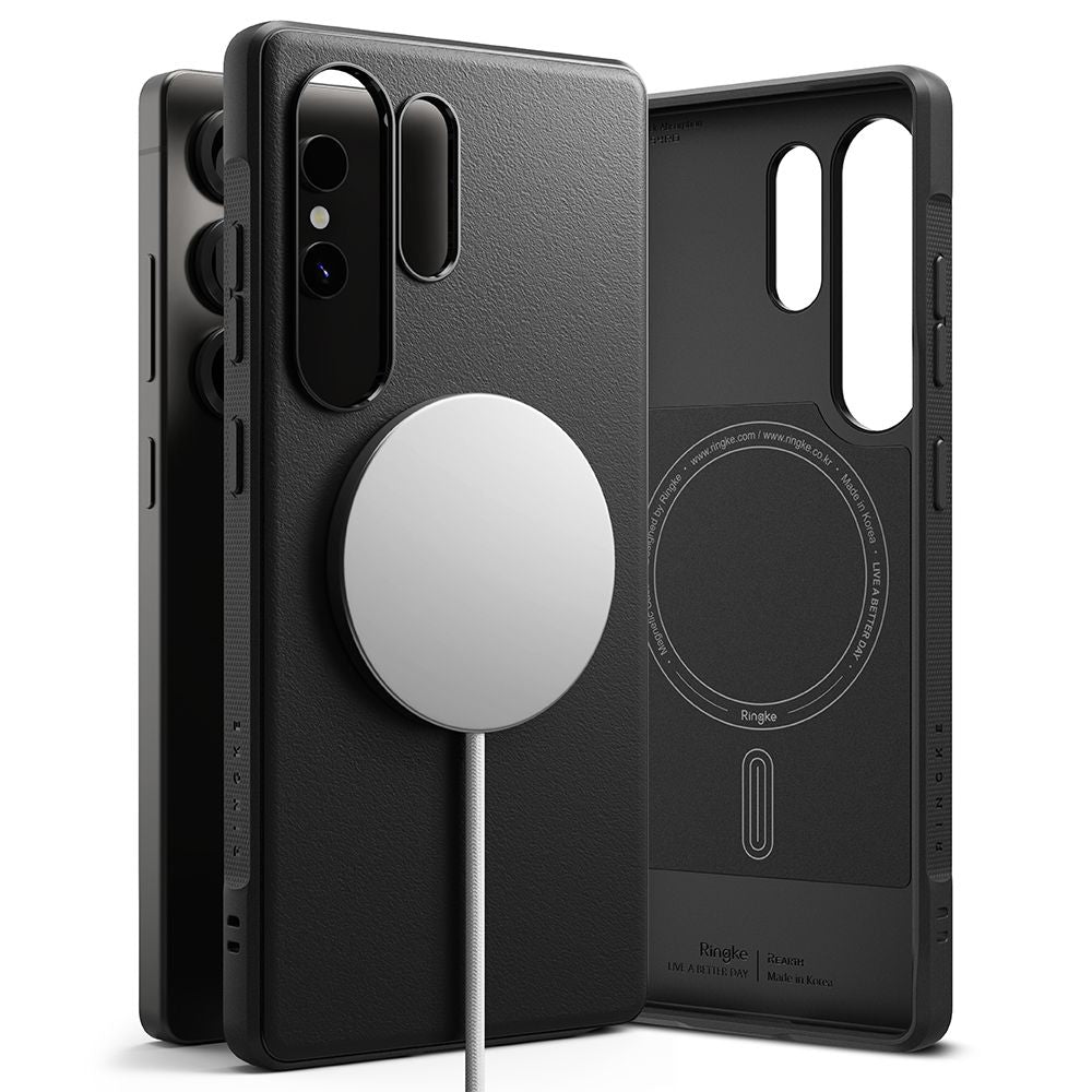 Ringke Samsung Galaxy S25 Ultra Onyx Magnetic Θήκη Σιλικόνης με MagSafe - Black