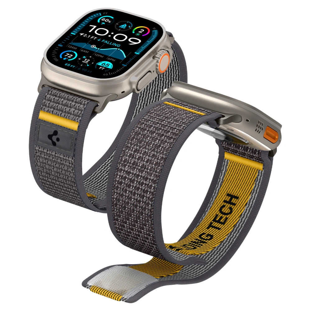 Spigen Λουράκι Apple Watch 8/9/10/11 - SE (1/2/3) - Ultra (1/2/3) – 44/45/46/49mm - Athlex Air - Active Grey