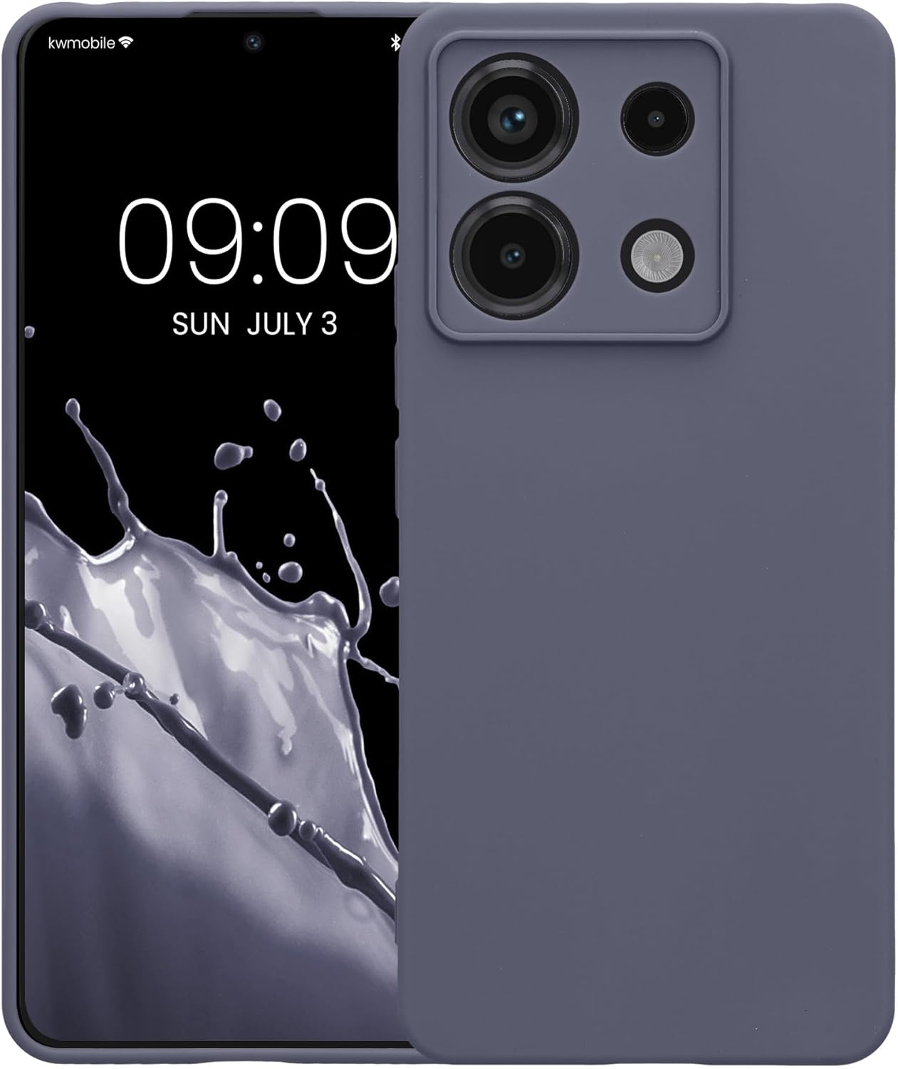 KW Xiaomi Redmi Note 13 Pro 5G / Poco X6 5G Θήκη Σιλικόνης TPU - Blue Grey