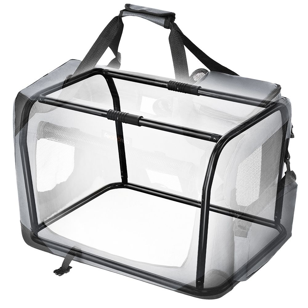 Feandrea Τσάντα Μεταφοράς για Κατοικίδια Ζώα - 60 x 40 x 40 cm - Grey - PDC60GY
