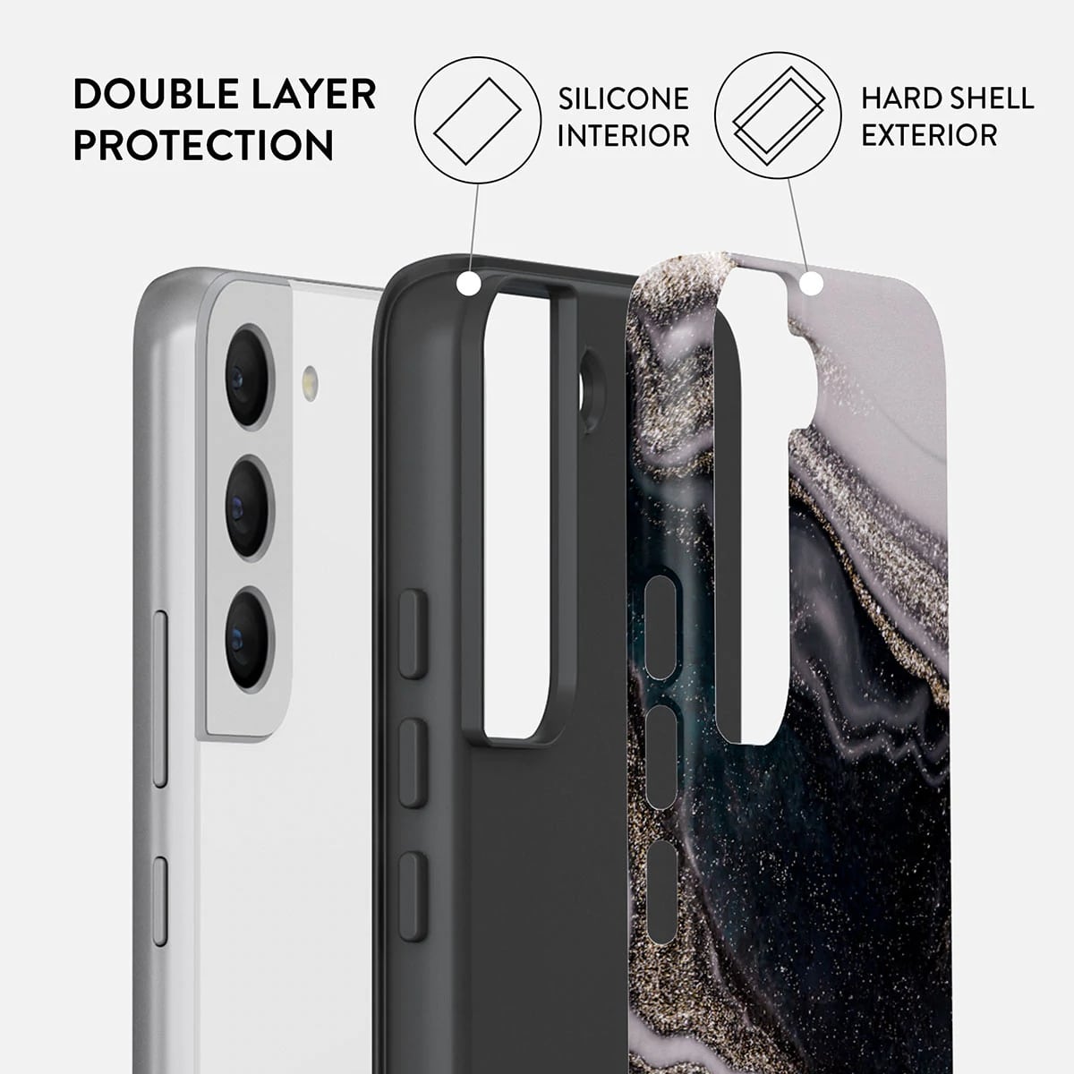 Burga Samsung Galaxy S22 Plus Fashion Tough Σκληρή Θήκη - Magic Night