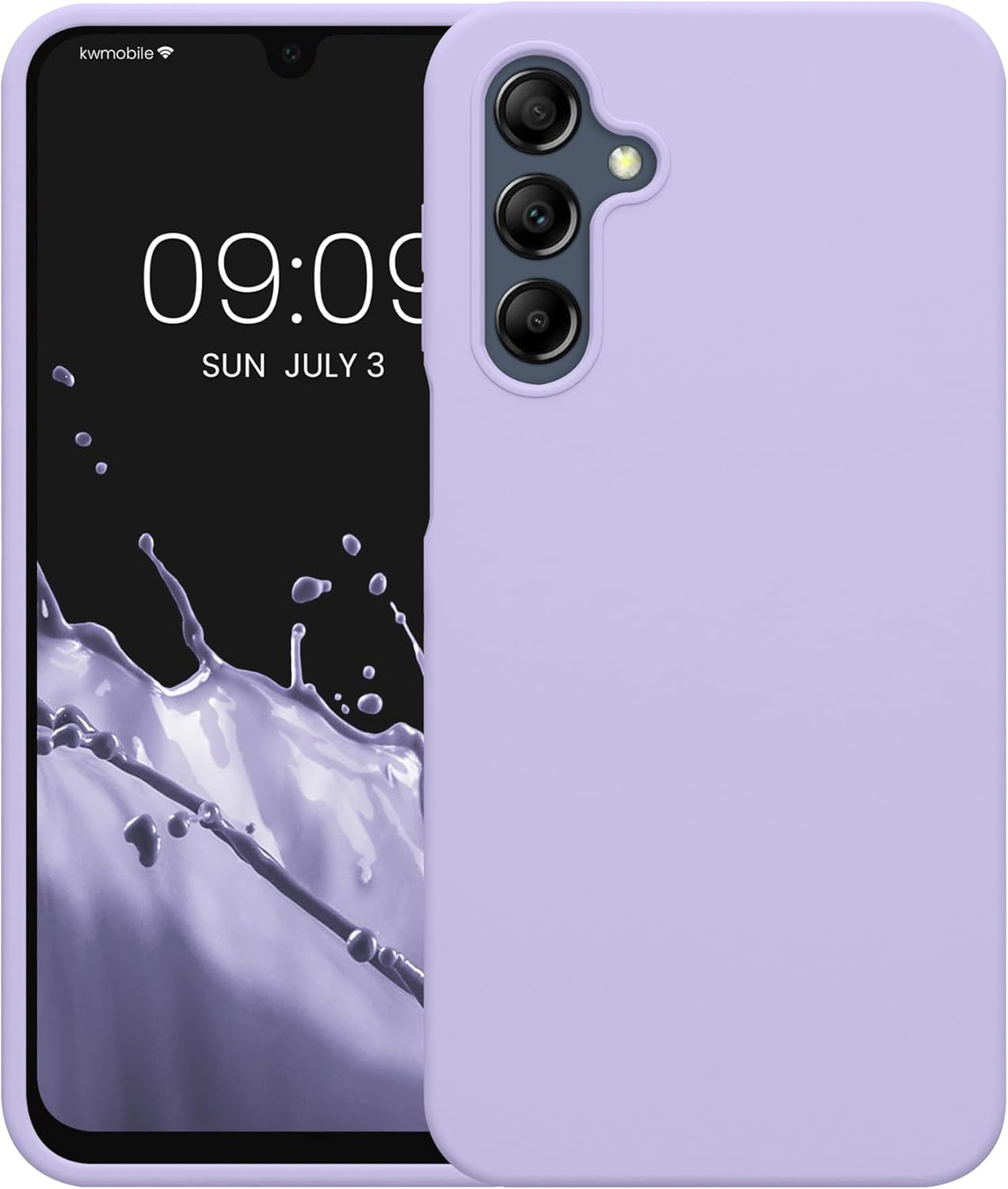KW Samsung Galaxy A16 4G / A16 5G Θήκη Σιλικόνης Rubberized TPU - Lavender