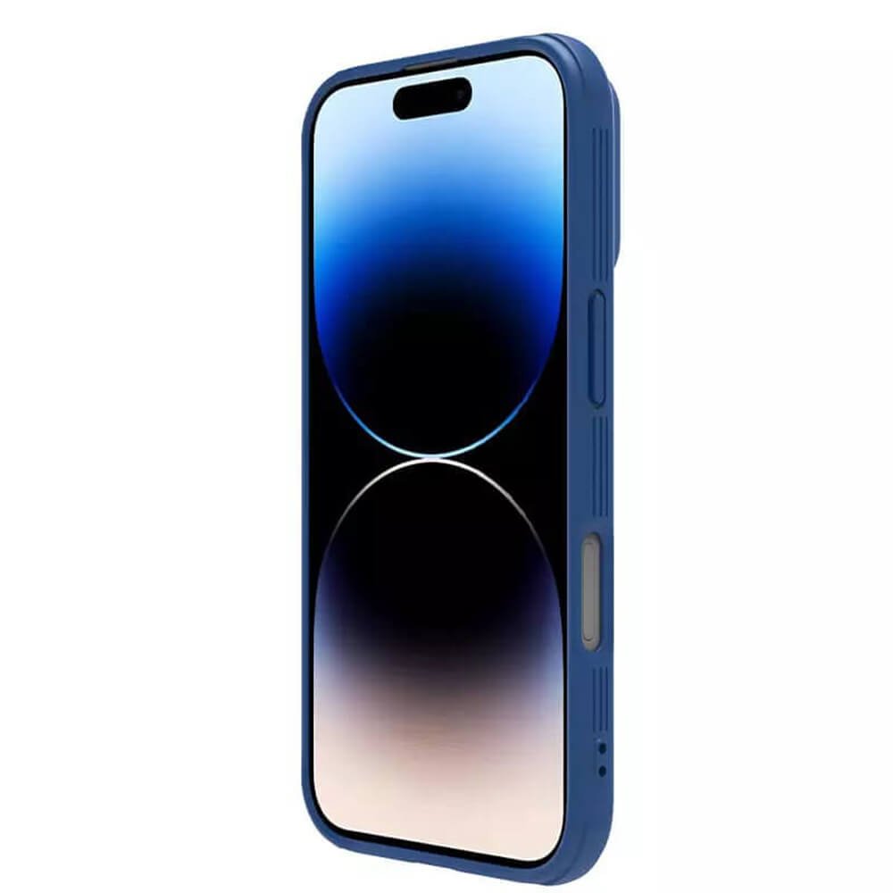 Nillkin iPhone 16 CamShield Pro Σκληρή Θήκη με Κάλυμμα για την Κάμερα - Blue