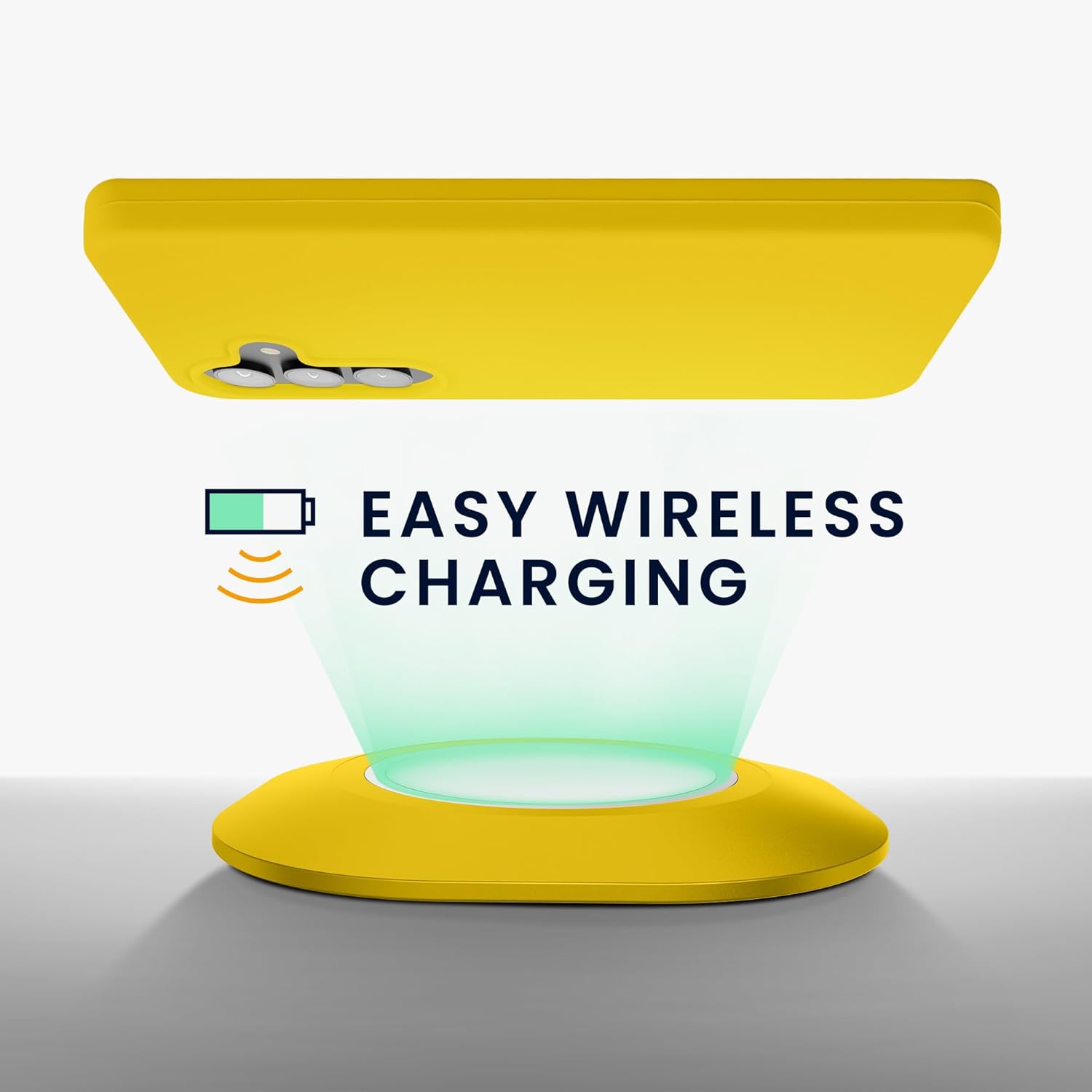 KW Samsung Galaxy S24+ Θήκη Σιλικόνης Rubberized TPU - Bright Yellow