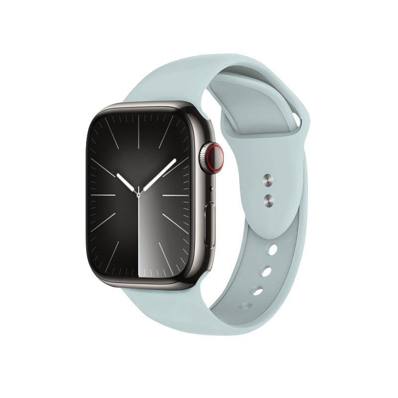 Crong Λουράκι Apple Watch 2/3/4/5/6/7/8/9/10/11 - SE (1/2/3) - 38/40/41/42mm Σιλικόνης - Liquid Strap - Mint