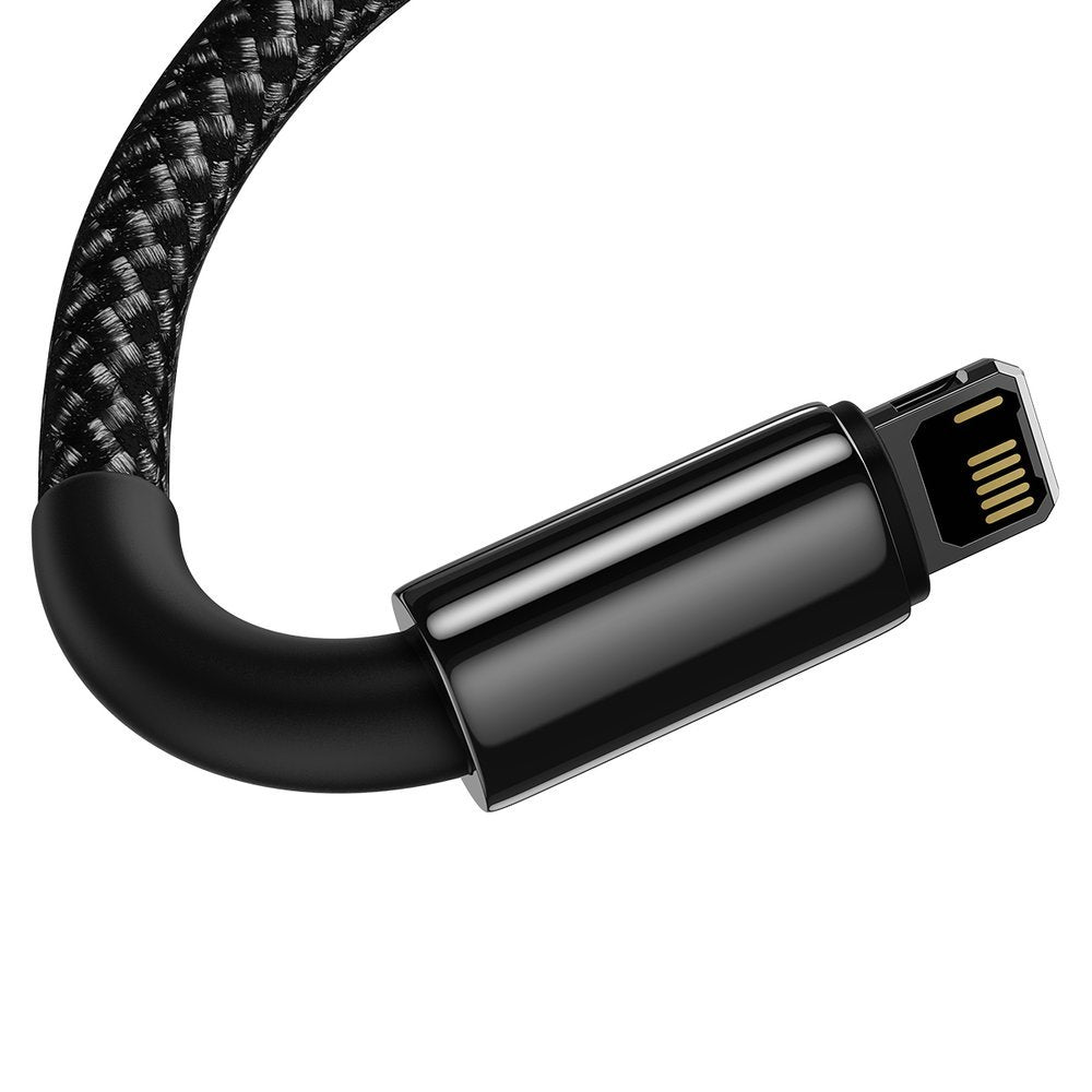 Baseus Tungsten Gold Cable Lightning 2.4A - Καλώδιο Δεδομένων και Φόρτισης Lightning 2M για iPhone - Black - CALWJ-A01