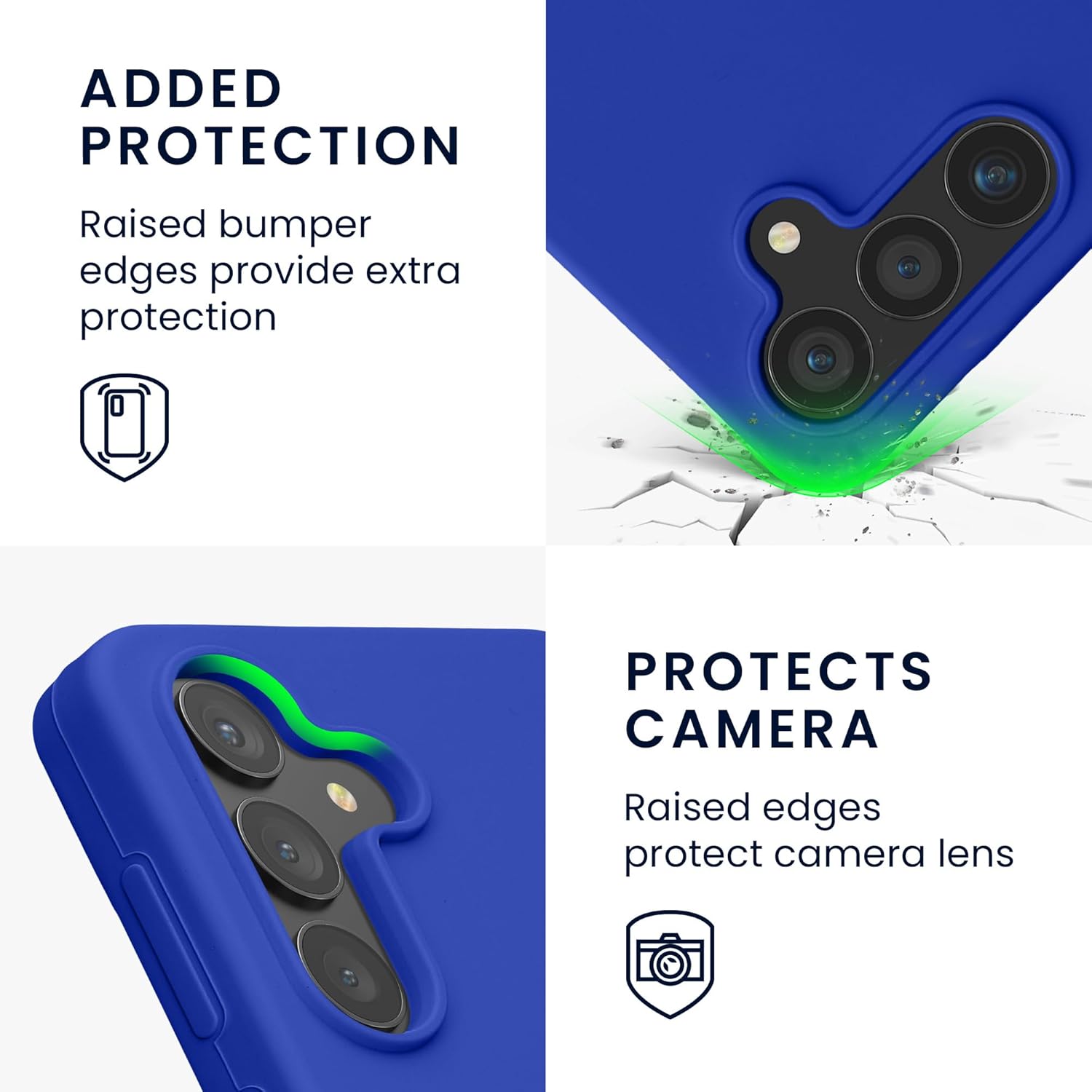 KW Samsung Galaxy S24 Θήκη Σιλικόνης Rubberized TPU - Baltic Blue