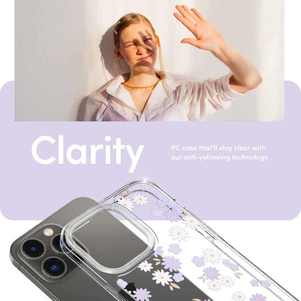 Spigen Cyrill iPhone 14 Pro Cecile Σκληρή Θήκη με Πλαίσιο Σιλικόνης - Dream Daisy