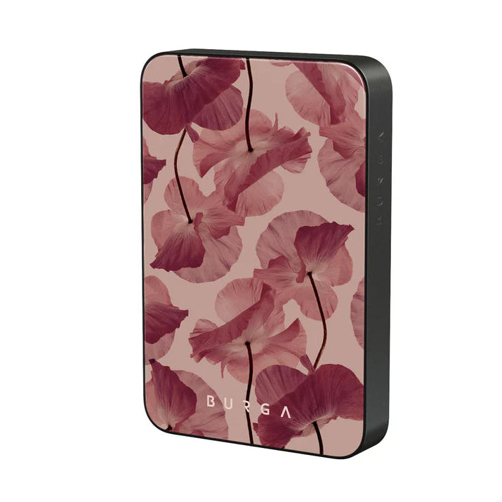 Burga Μαγνητικό Ασύρματο MagSafe PowerBank 5000mAh με Καλώδιο Type-C to Type-C - Gunmetal - Tender Kiss