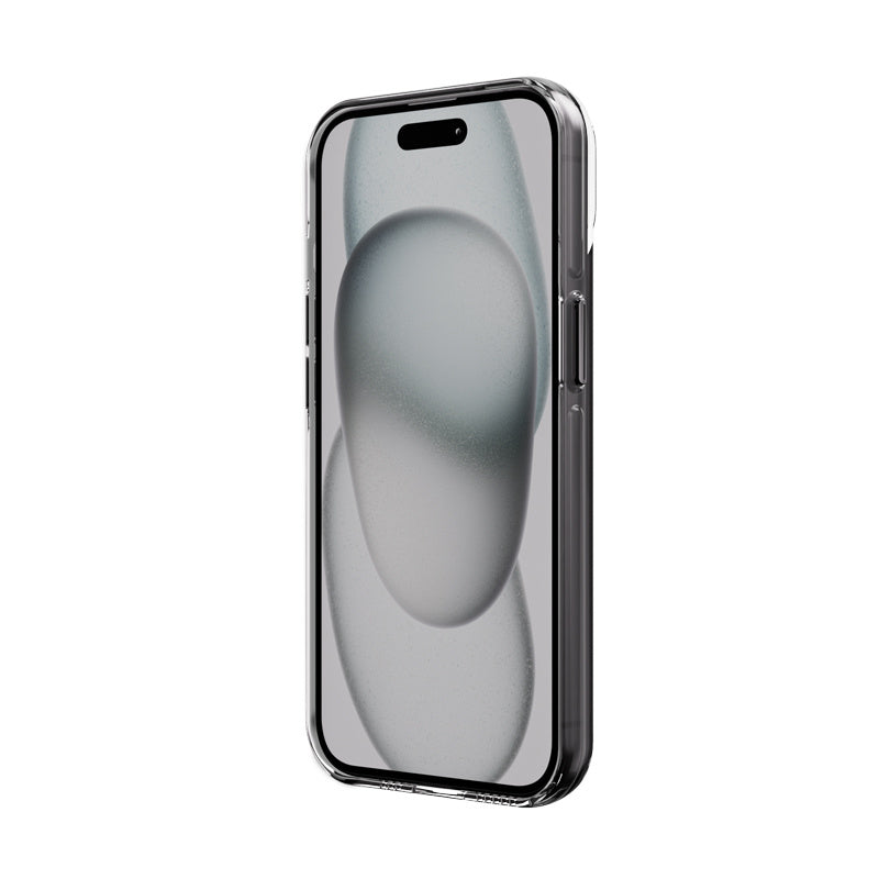 Crong iPhone 15 Clear Mag Pro - Σκληρή Θήκη με MagSafe - Black