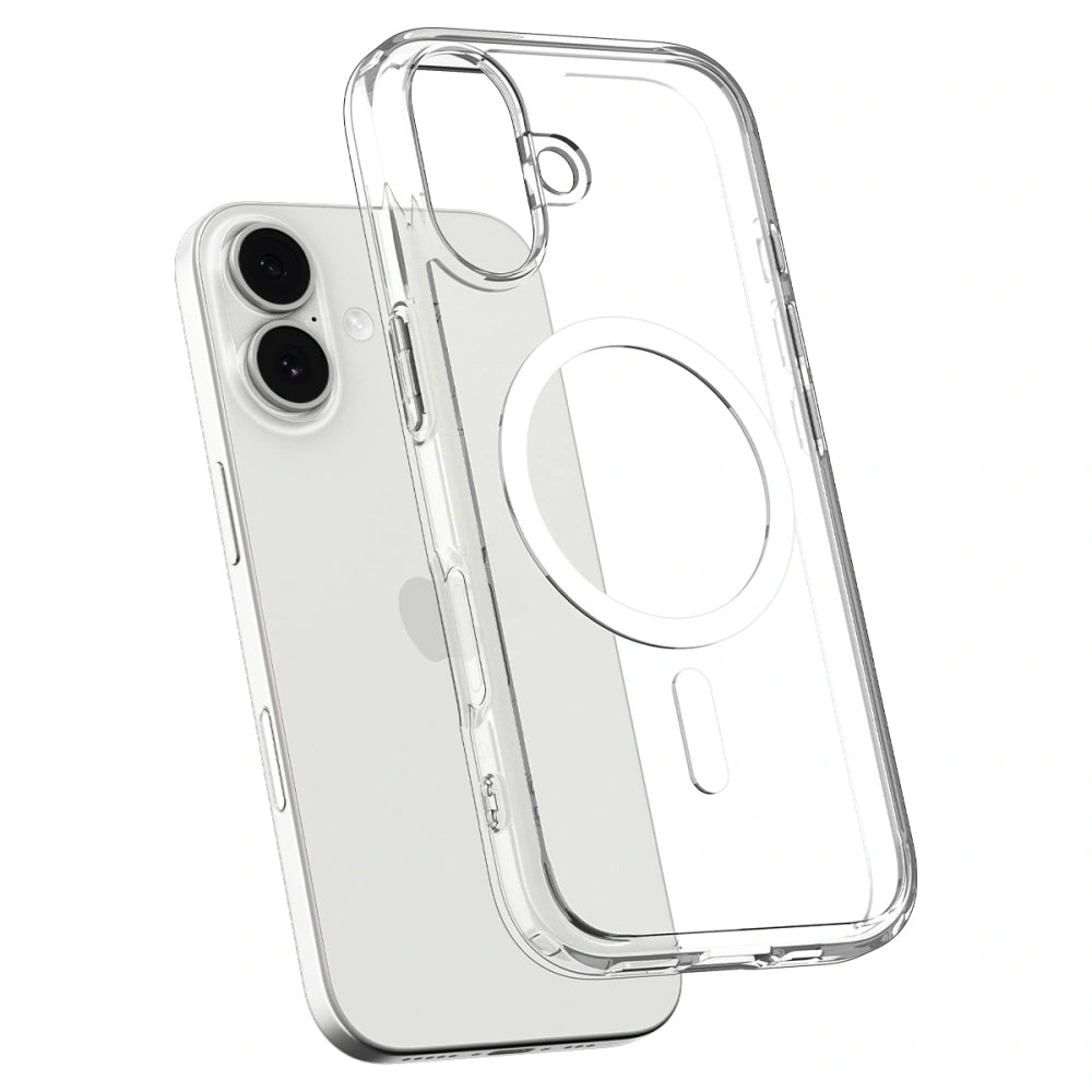 Spigen iPhone 17 - Ultra Hybrid Mag - Σκληρή Θήκη με Πλαίσιο Σιλικόνης Και MagSafe - Clear / White