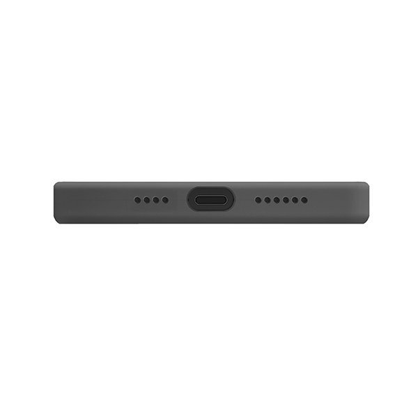 Uniq iPhone 12 Pro Max Lino Hue Θήκη Σιλικόνης - Black