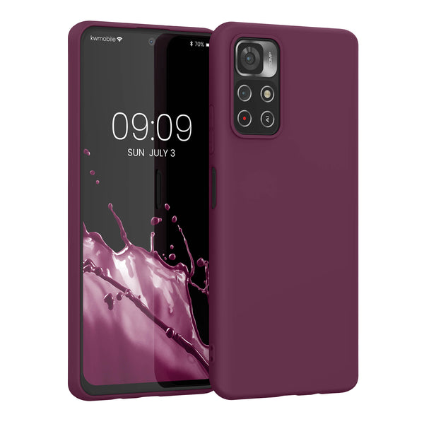 KW Xiaomi Poco M4 Pro 5G / Redmi Note 11S 5G Θήκη Σιλικόνης TPU - Bordeaux Purple - 57024.187