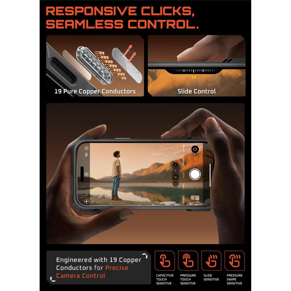 Supcase iPhone 17 Pro Max - UB Grip Mag - Σκληρή Θήκη με MagSafe και Stand - Desert Gold