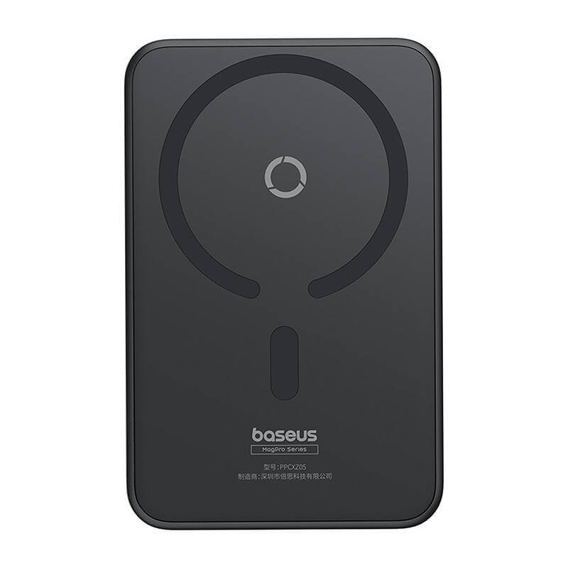 Baseus MagPro Magnetic PPCXZ05 - Ασύρματο MagSafe PowerBank 5000mAh 20W με Καλώδιο Type-C to Type-C - Black