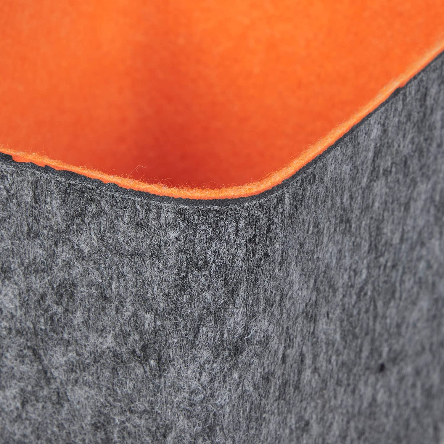 Relaxdays Σετ με 5 Κουτιά Αποθήκευσης για Συρτάρι - Grey / Orange - 4052025353728