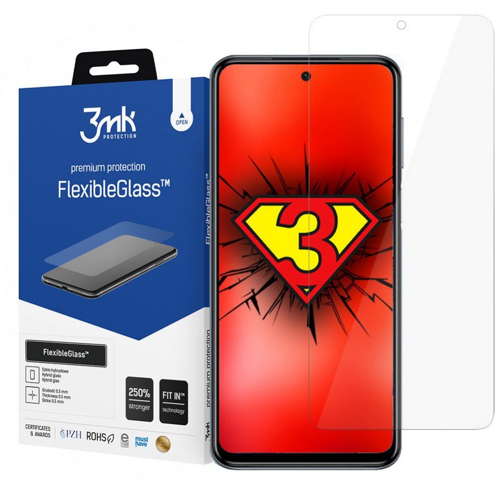 3MK Xiaomi Redmi Note 10 / Note 10s / Poco M5s 0.30mm 7H Anti Fingerprint Flexible Tempered Glass Ευλύγιστο Αντιχαρακτικό Γυαλί Οθόνης - Clear