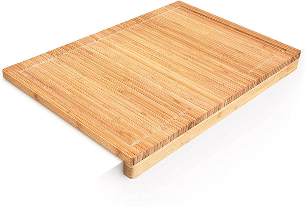 Relaxdays Αντιολισθητική Σανίδα Κοπής από Μπαμπού - Brown - 4052025146405