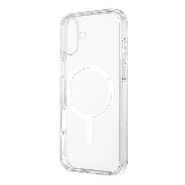 Uniq iPhone 16 Plus Clario Eco - Friendly Σκληρή Θήκη με Πλαίσιο Σιλικόνης και MagSafe - Διάφανη