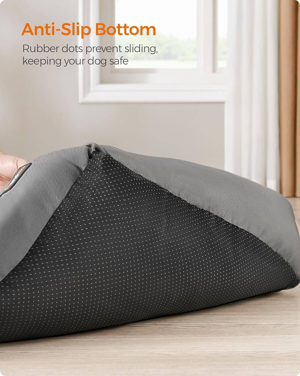 Feandrea Κρεβάτι Σκύλου / Γάτας - 85 x 65 x 21 cm - Dark Grey - PGW004G01