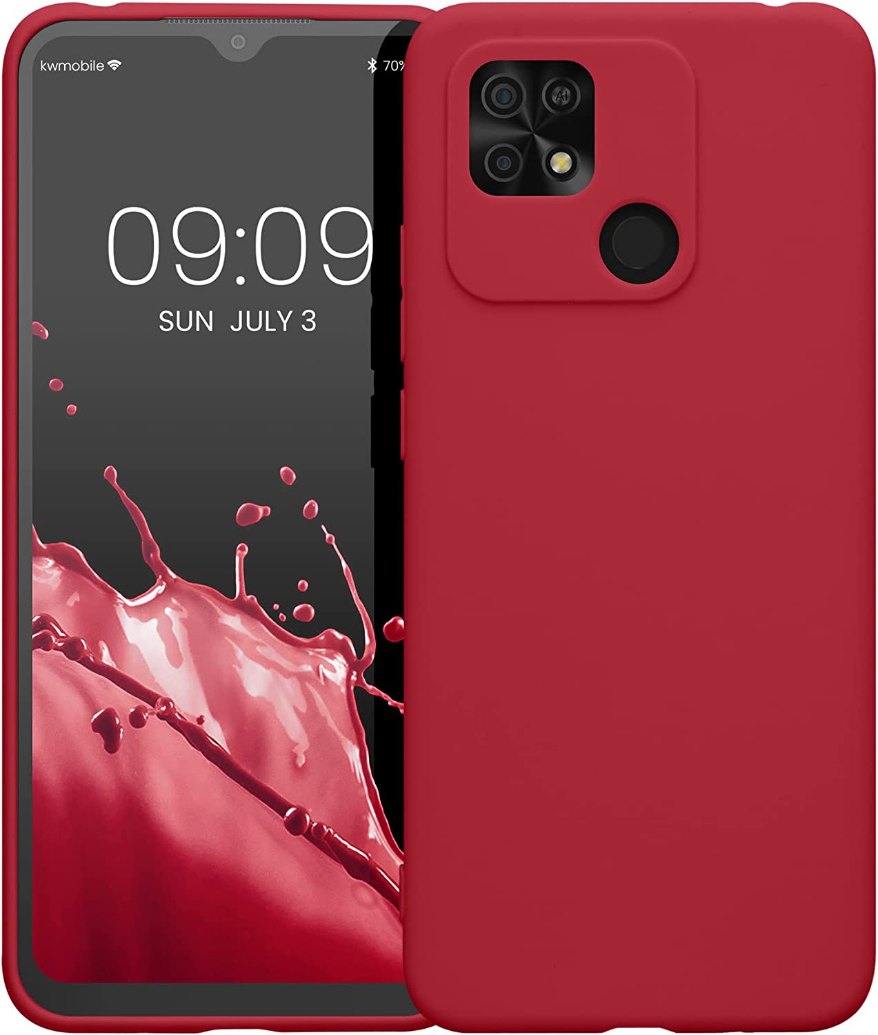 KW Xiaomi Xiaomi Redmi 10C Θήκη Σιλικόνης TPU - Matte Fuchsia - 59231.100
