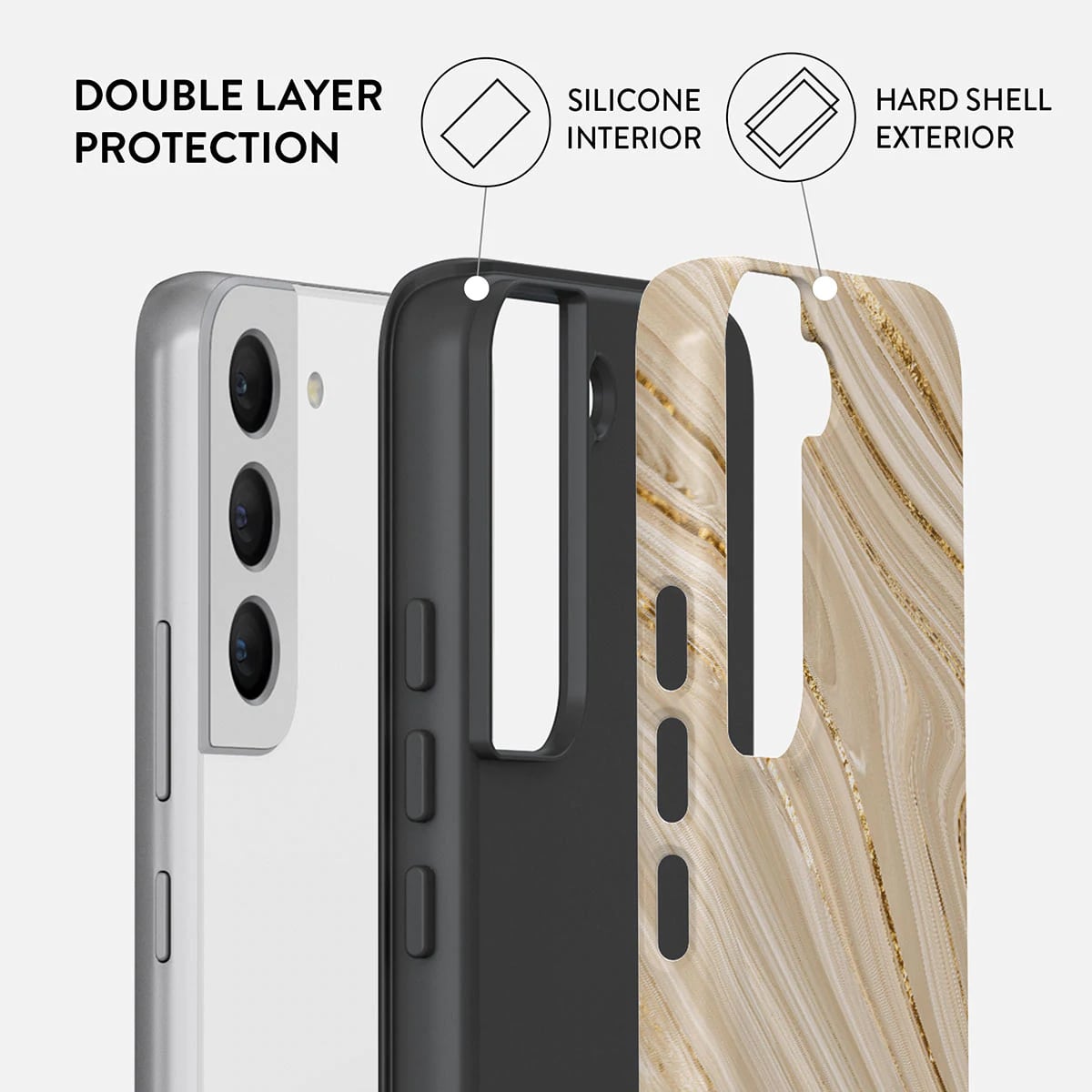 Burga Samsung Galaxy S22 Plus Fashion Tough Σκληρή Θήκη - Full Glam