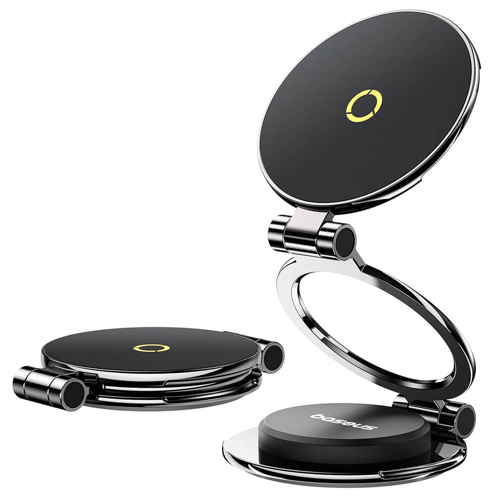 Baseus MagPro Series II Μαγνητική Βάση για το Ταμπλό του Αυτοκινήτου με Ασύρματη Φόρτιση - Cosmic Black