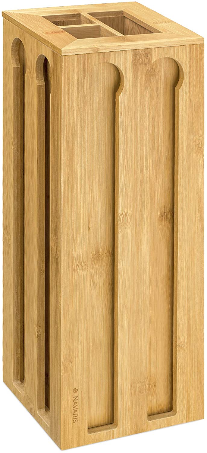 Navaris Βάση για 80 Κάψουλες Nespresso από Μπαμπού - Brown - 52544.01