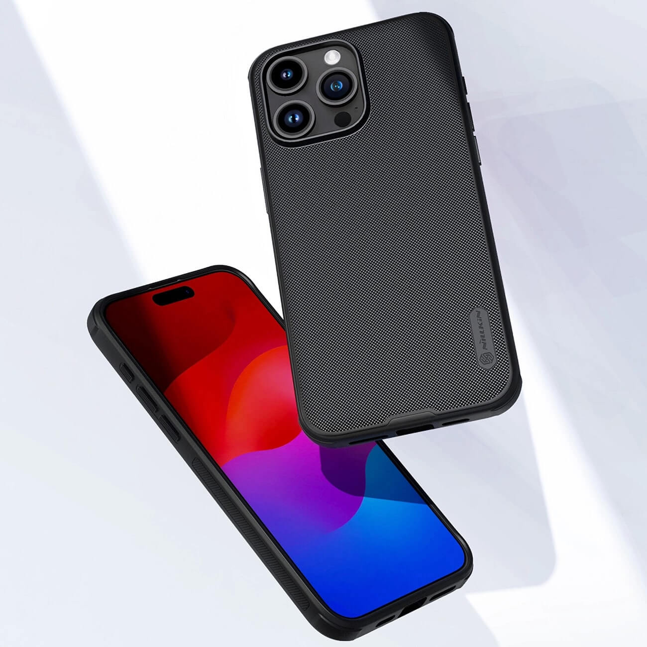 Nillkin iPhone 15 Pro Super Frosted Shield Pro Rugged Magnetic Σκληρή Θήκη με MagSafe - Black