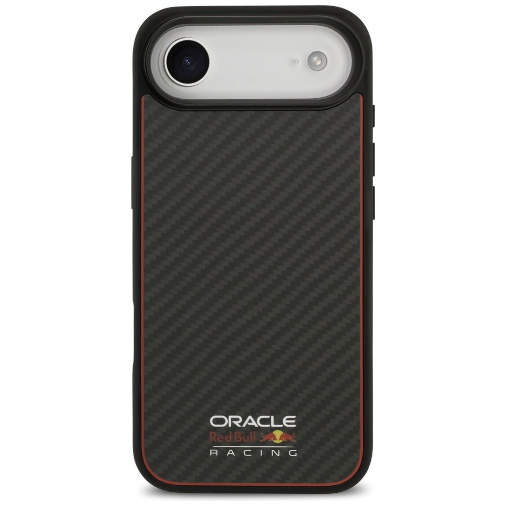 Red Bull iPhone Air - Kevlar Logo Matt MagSafe - Σκληρή Θήκη με Πλαίσιο Σιλικόνης - Black - RBHMP17M24CFOSK