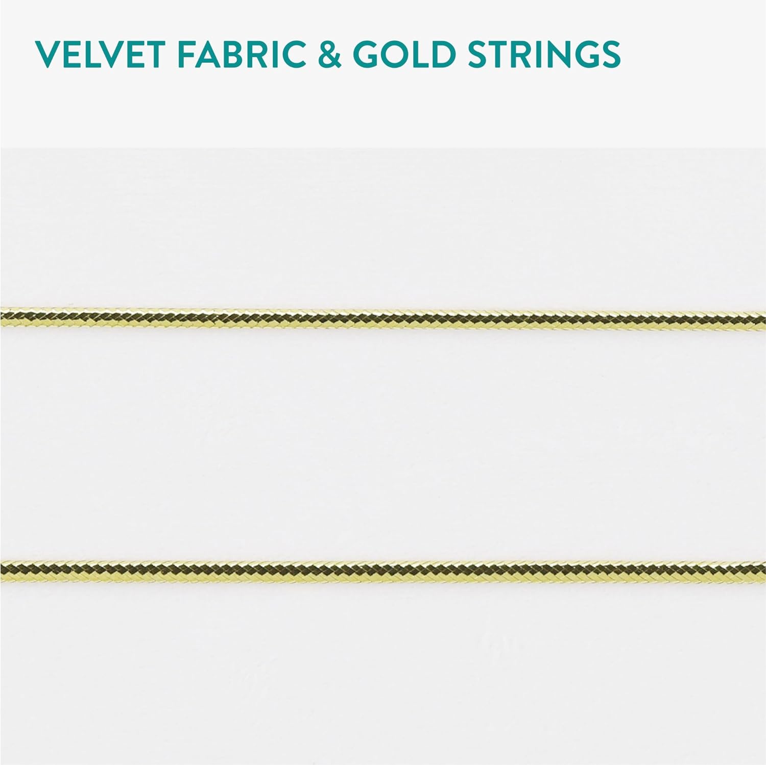 Navaris Πίνακας Ανακοινώσεων από Βελούδο - 44 x 30 cm - White - 52630.1.02