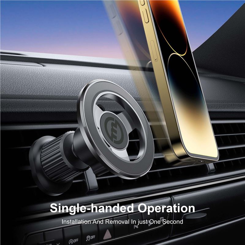 Mobile Origin MO2 Βάση Αυτοκινήτου Αεραγωγού με MagSafe - Black