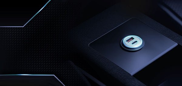 3MK HyperCar Φορτιστής Αυτοκινήτου Γρήγορης Φόρτισης 30W με 1 Θύρα USB και 1 Θύρα Type - C - Silver