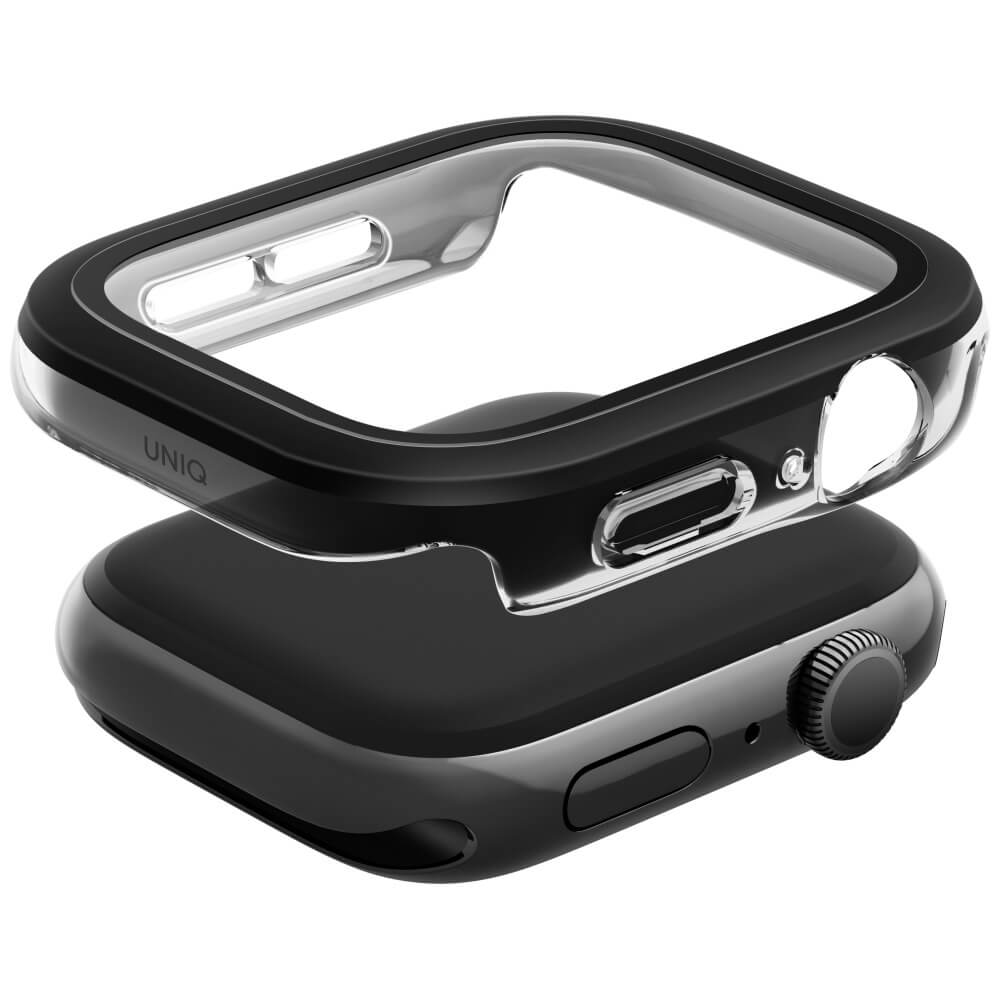 Uniq Θήκη Apple Watch 10/11 - 42mm Voute με Προστασία Οθόνης - Black