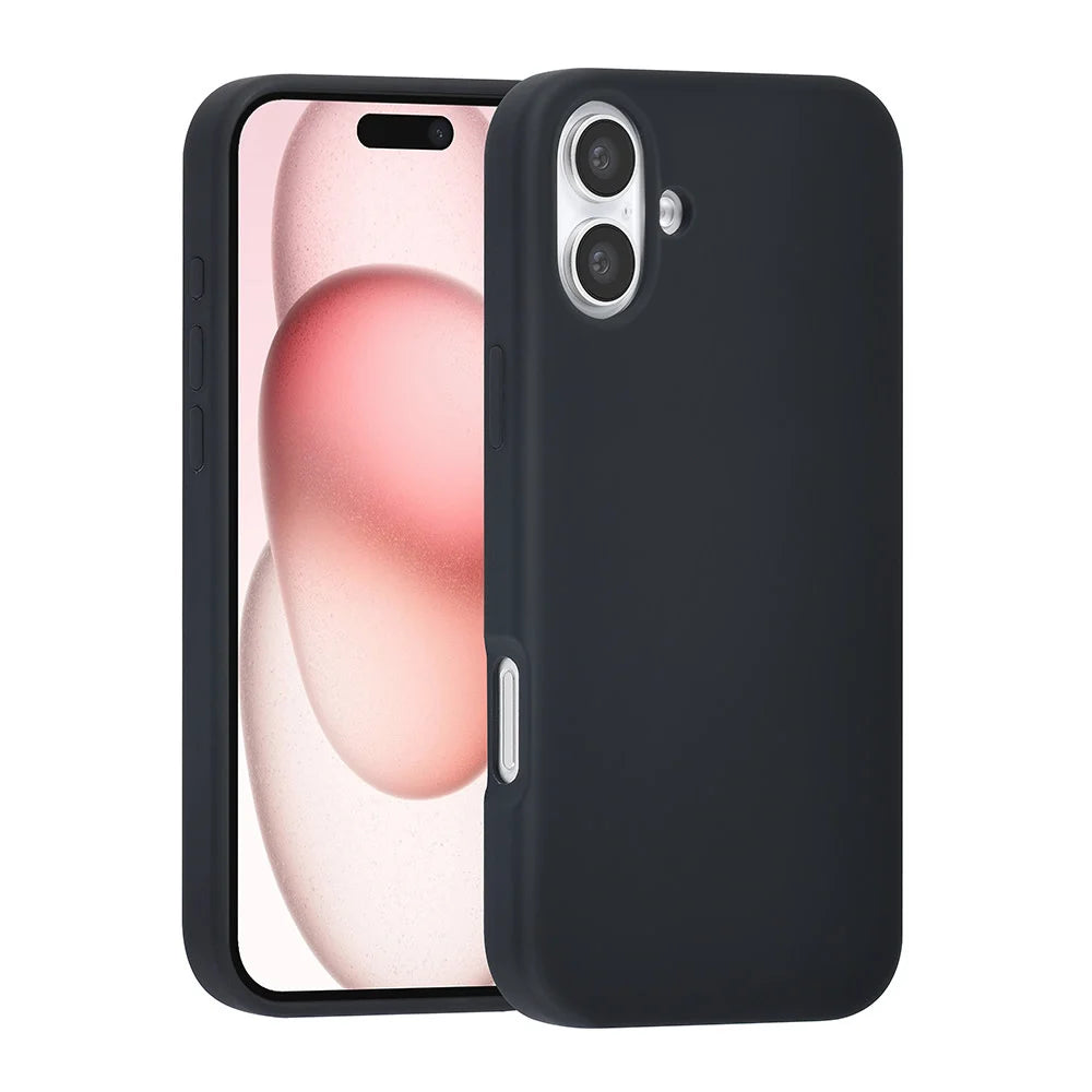 Tuniq iPhone 16 Plus Premium Liquid Silicone Θήκη Σιλικόνης - Μαύρη