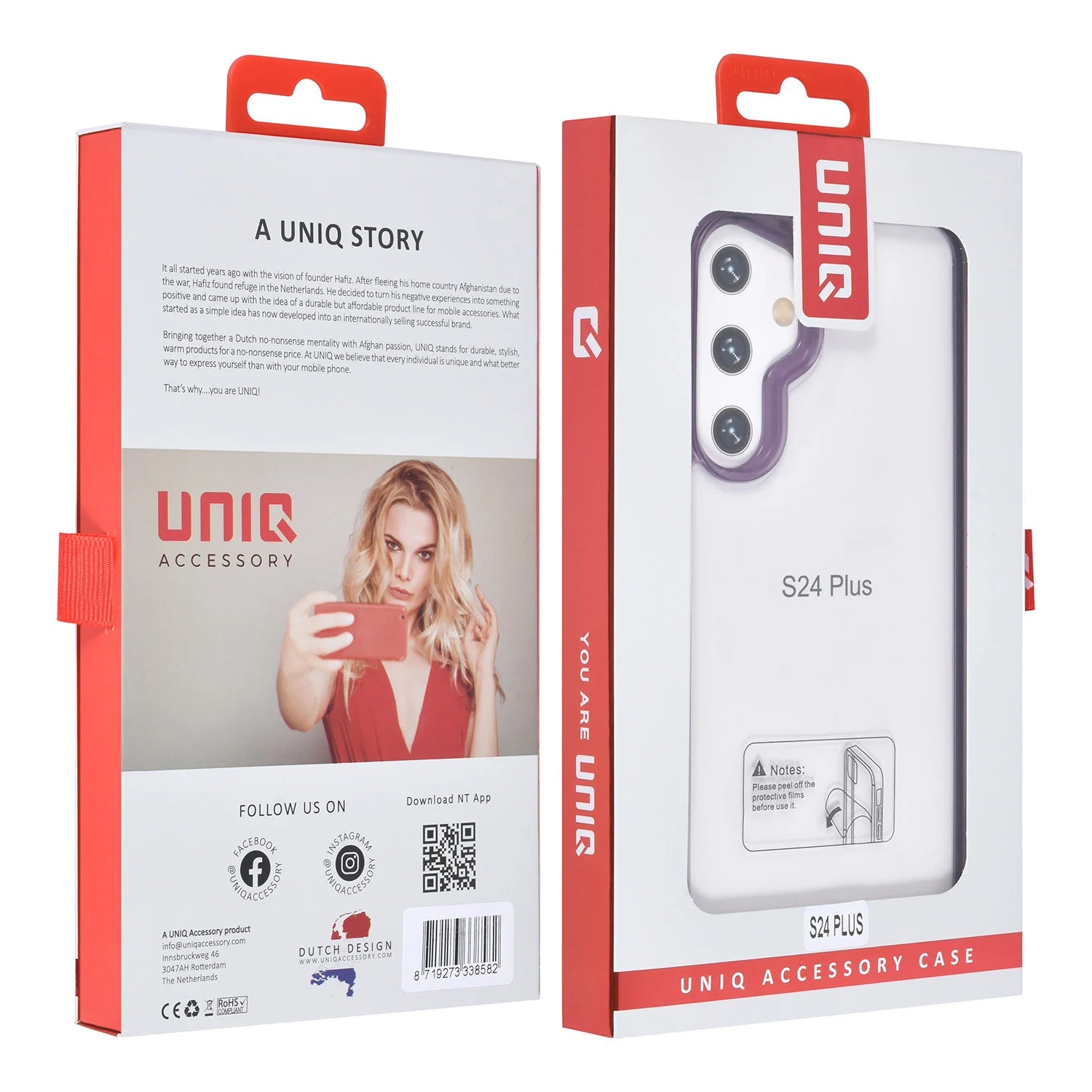 Tuniq Samsung Galaxy S24 Plus - Σκληρή Θήκη με Πλαίσιο Σιλικόνης - Purple