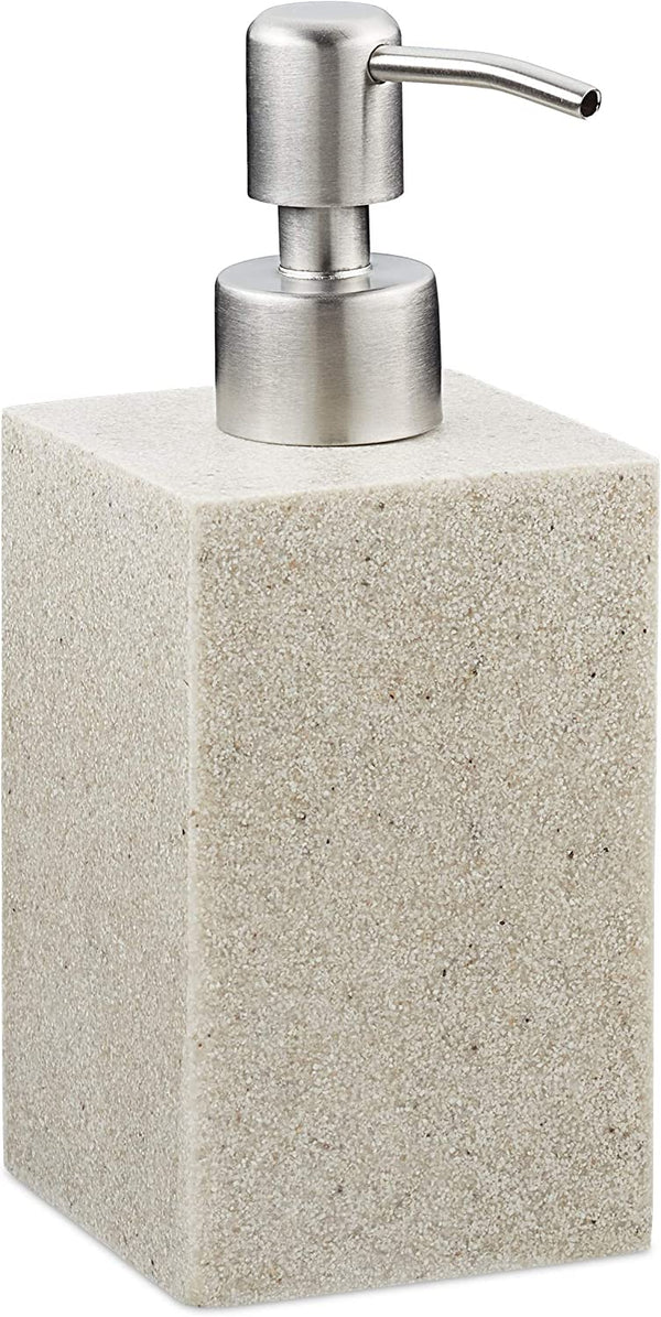 Relaxdays Σαπουνοθήκη Dispenser από Πολυρητίνη - Sand - 4052025908607