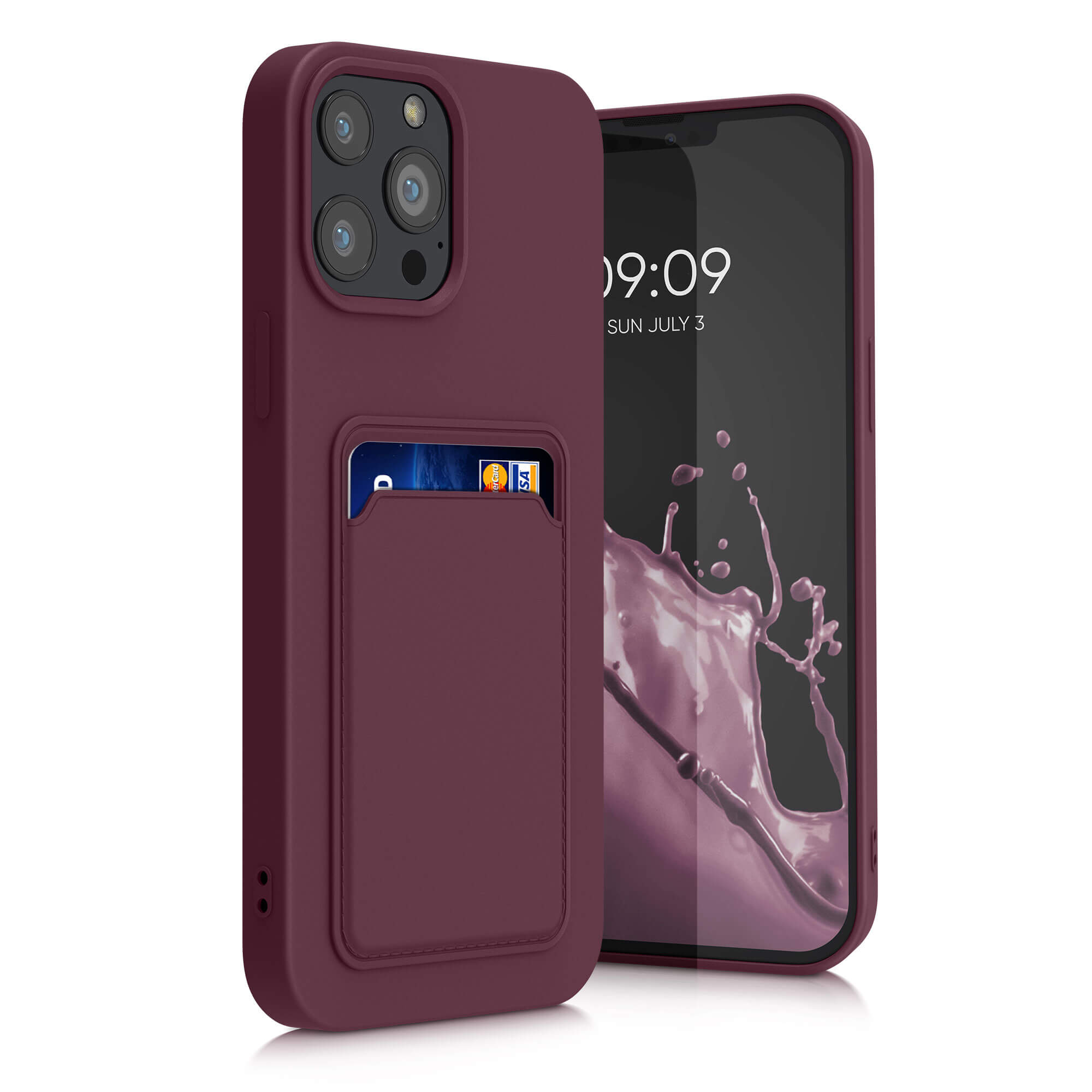 KW iPhone 13 Pro Max Θήκη Σιλικόνης TPU - Tawny Red - 55982.190