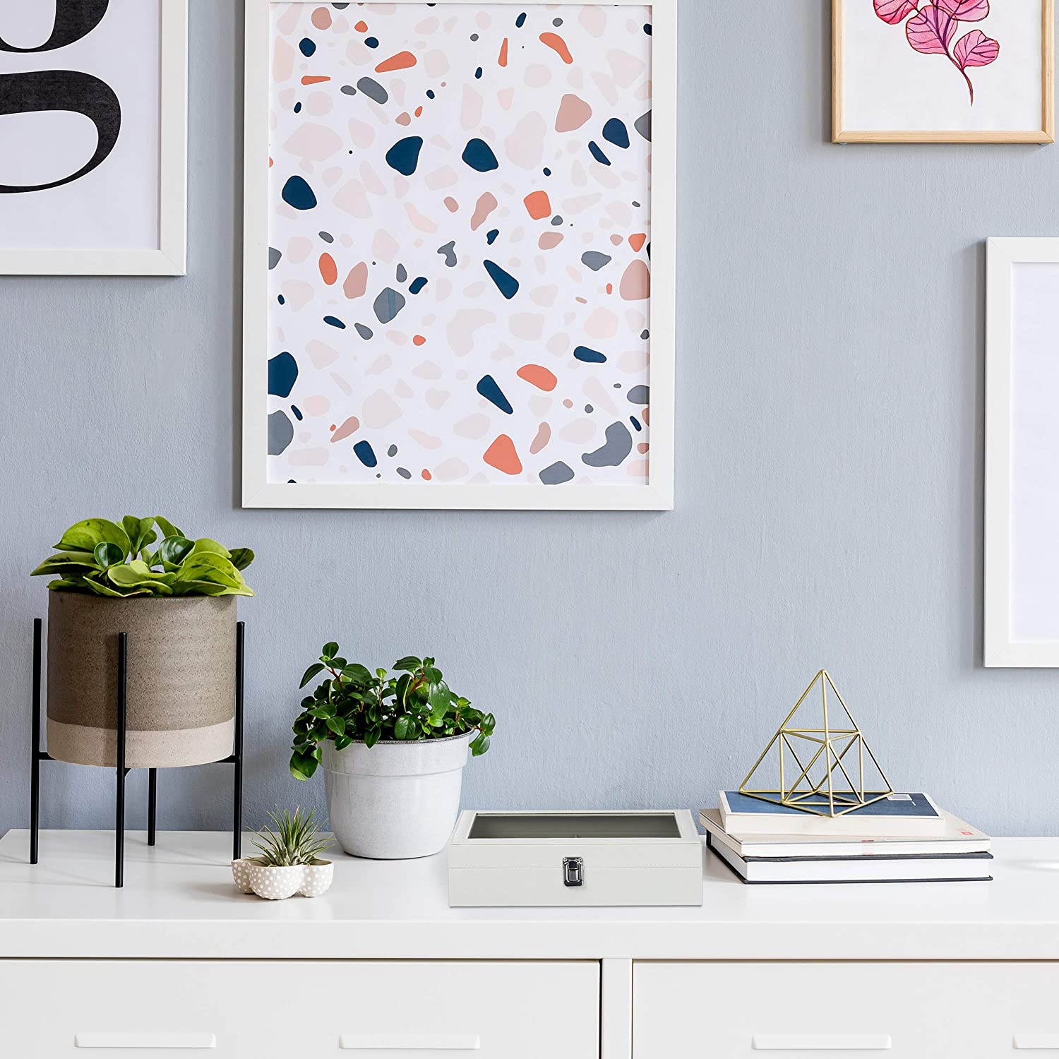 Relaxdays Κουτί Αποθήκευσης για Γυαλιά Οράσεως και Ηλίου με 8 Διαμερίσματα - White - 4052025924317