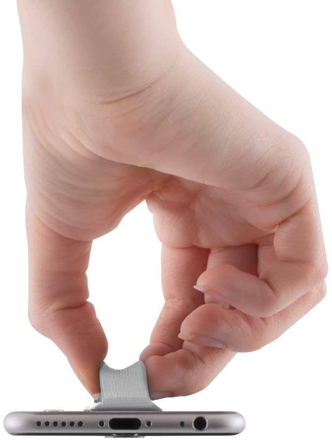 KW Σετ με 3 Finger Holders for Smartphones / iPhones - Αξεσουάρ για Εύκολο Κράτημα με Ένα Χέρι - White - 43997.03