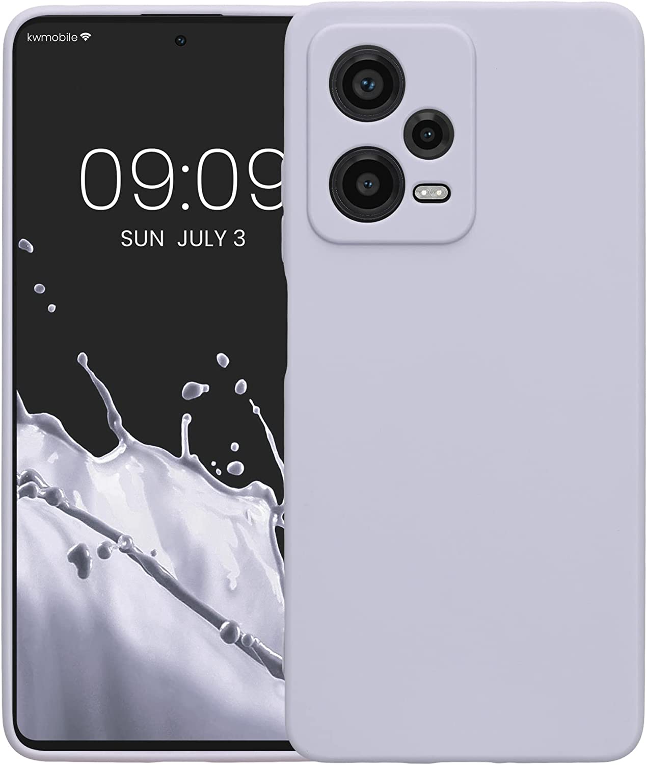 KW Xiaomi Redmi Note 12 Pro Θήκη Σιλικόνης TPU - Pastel Lavender - 60685.139