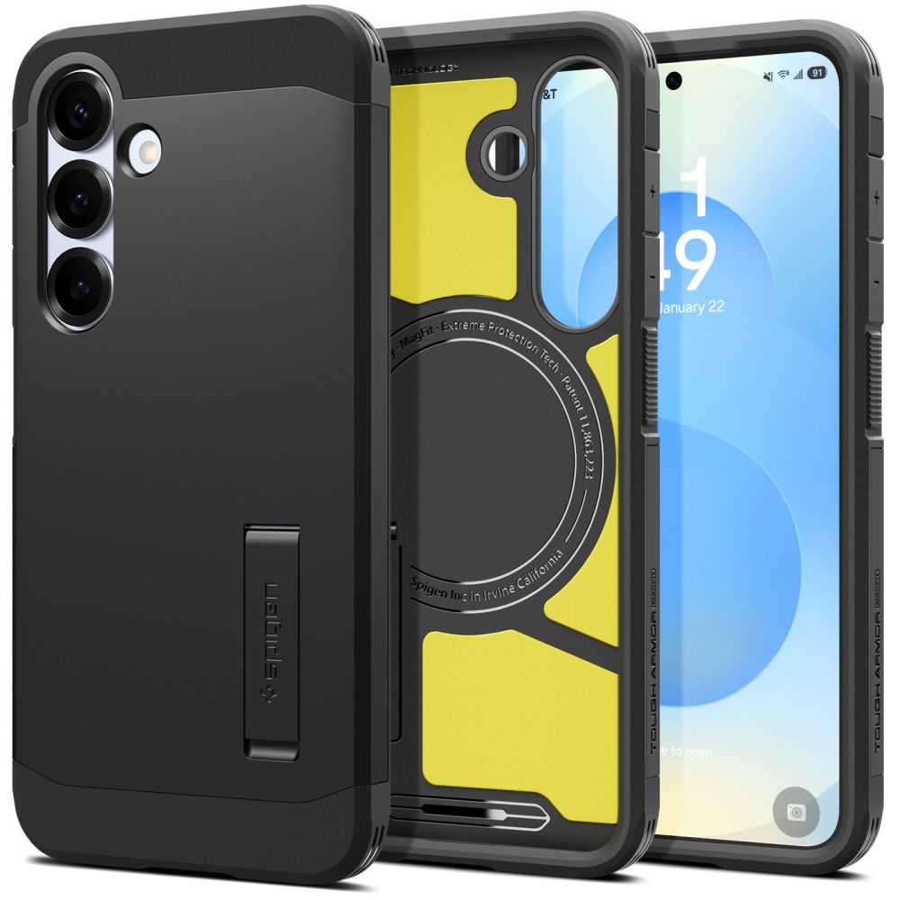 Spigen Samsung Galaxy S25 Plus - Tough Armor Mag - Σκληρή Θήκη με MagSafe - Black