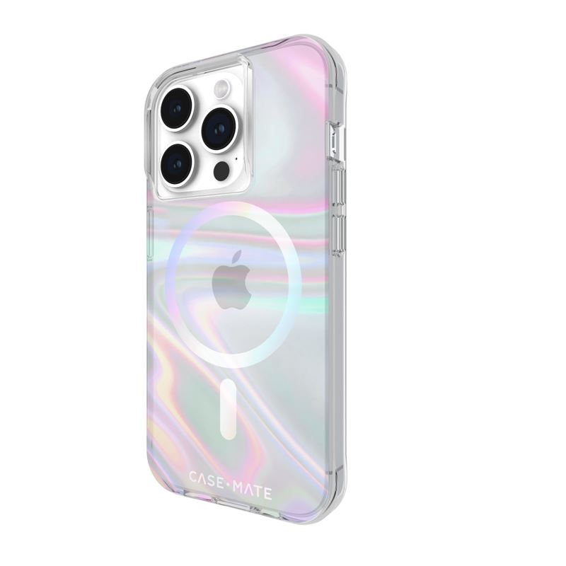 Case-Mate iPhone 15 Pro Soap Bubble MagSafe Σκληρή Θήκη με MagSafe - Soap Bubble