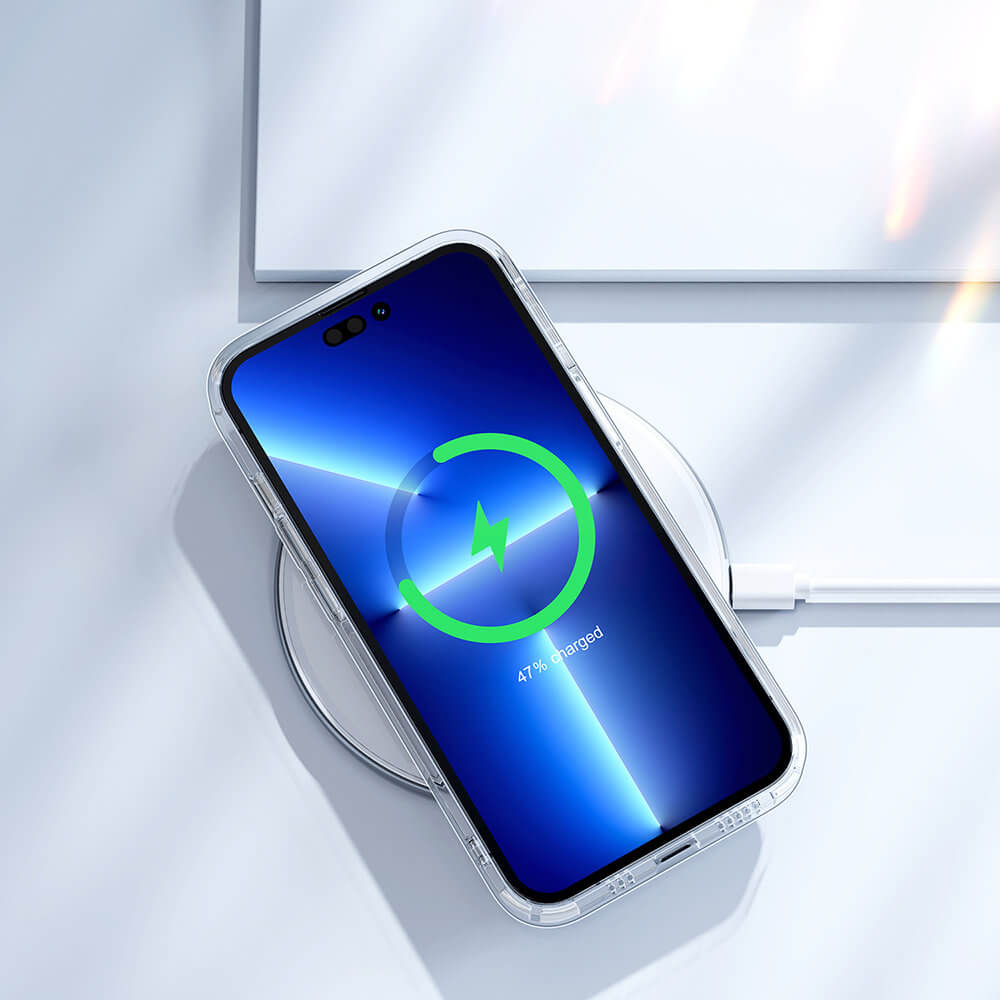 Joyroom iPhone 14 Pro - 14D Σκληρή Θήκη με Πλαίσιο Σιλικόνης - Διάφανη