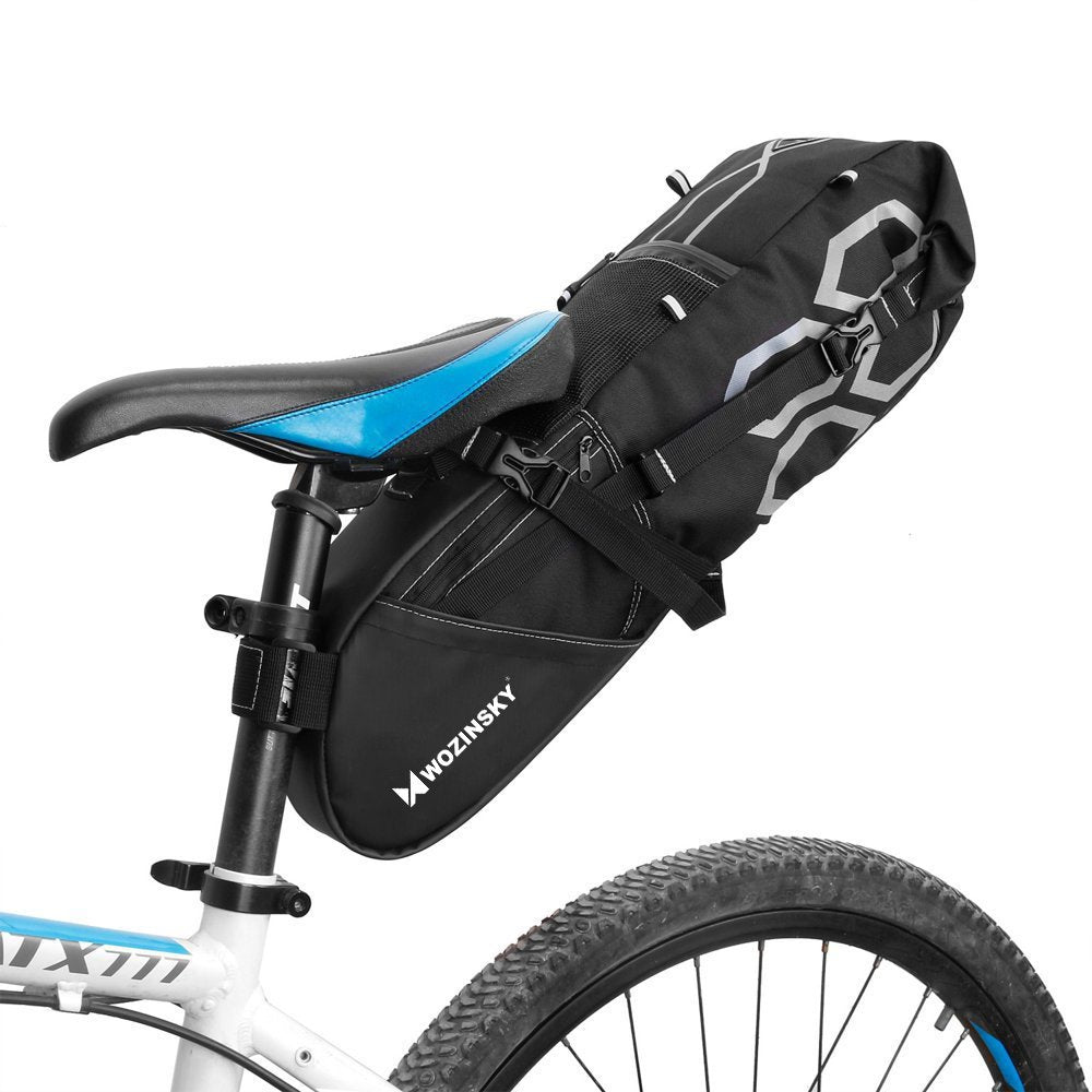 Wozinsky Bike Saddle Bag - Τσάντα Αποθήκευσης για Σέλα Ποδηλάτων 12L - Black - WBB9BK