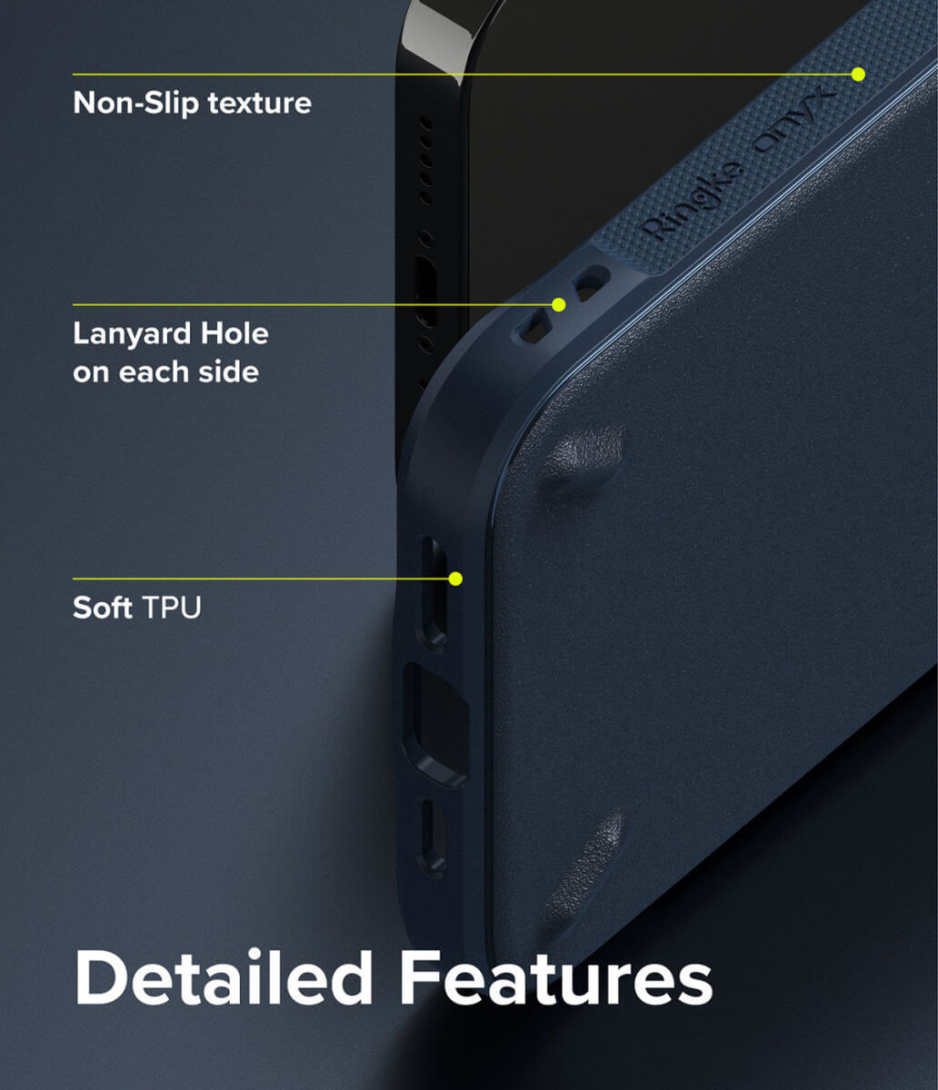 Ringke iPhone 13 Pro Onyx Durable TPU Case Θήκη Σιλικόνης - Blue