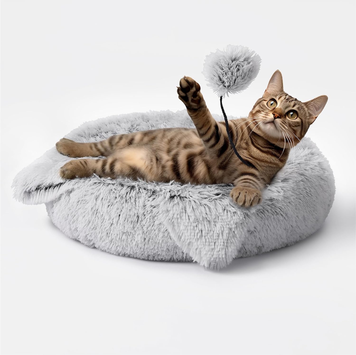 Navaris Κρεβάτι Κατοικίδιου που Πλένεται στο Πλυντήριο - 50cm - Grey - 61688.22