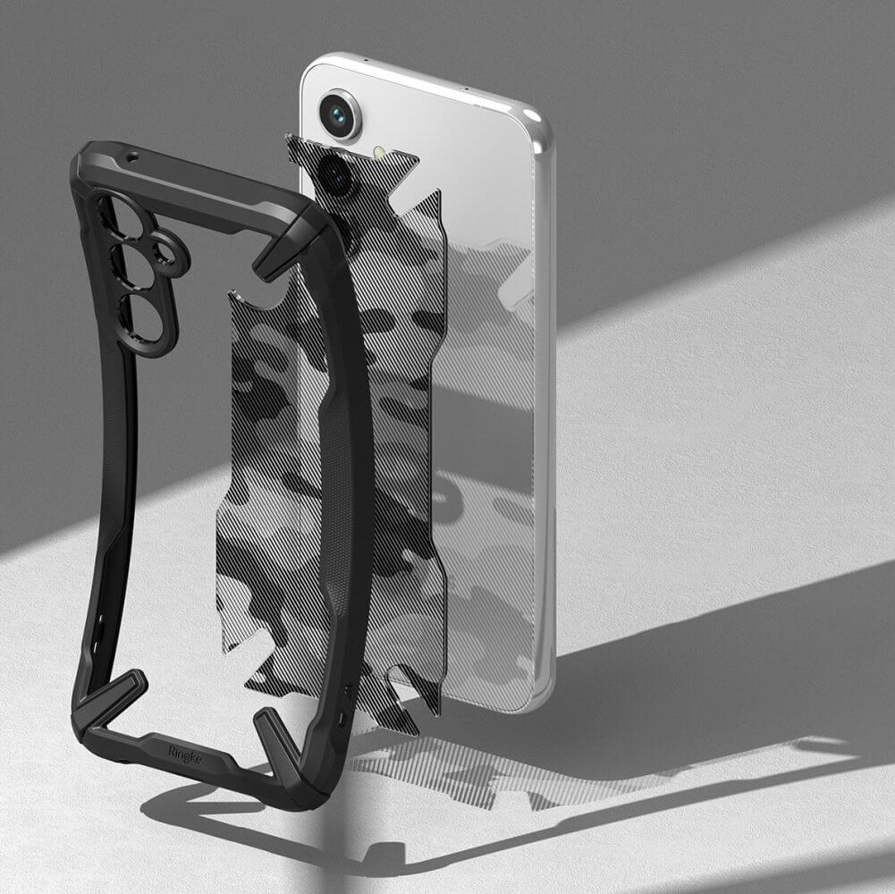 Ringke Samsung Galaxy A54 5G Fusion X Σκληρή Θήκη με Πλαίσιο Σιλικόνης - Camo Black