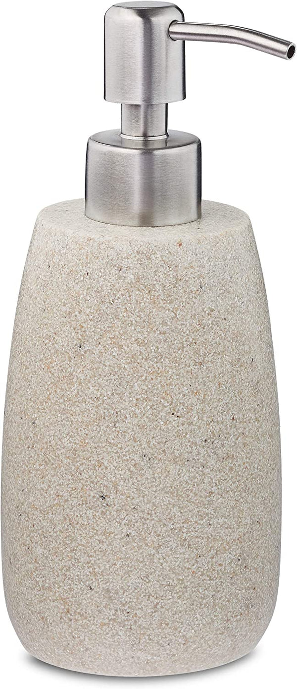 Relaxdays Σαπουνοθήκη Dispenser από Πολυρυτίνη - Sand - 4052025908645