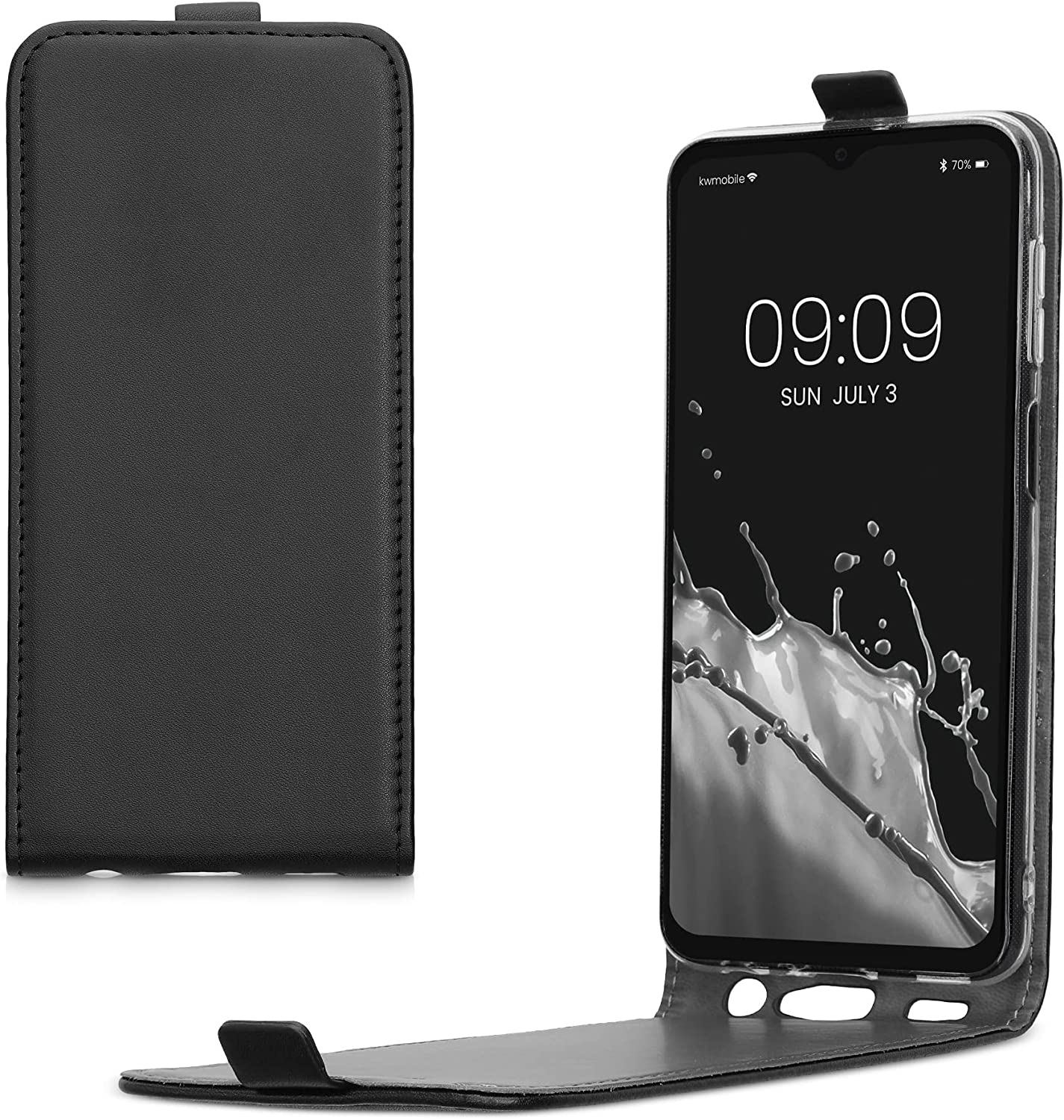 KW Samsung Galaxy A23 5G Θήκη Δερματίνη Flip - Black - 58617.01